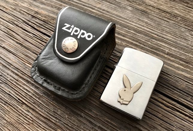 Zapalniczka Zippo”Playboy Limited”+skórzane etui.