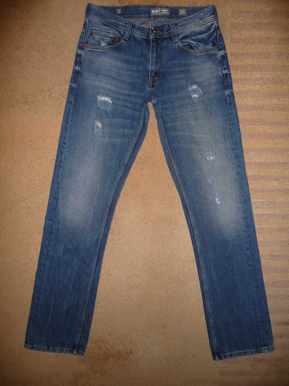 Spodnie dżinsy MUSTANG W33/L36=42,5/118cm jeansy