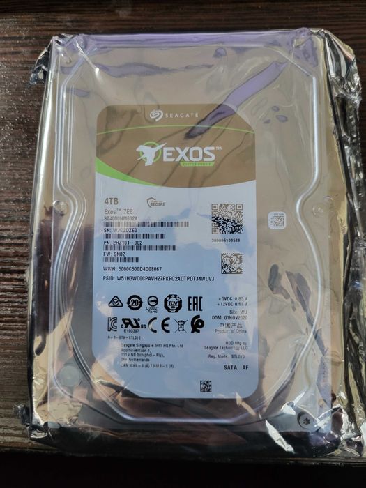 (НОВІ) Seagate Exos 7E8 SATA 4 TB (ST4000NM002A) 3.5 SATA III