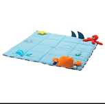 Tapete atividade 114x114 cm azul