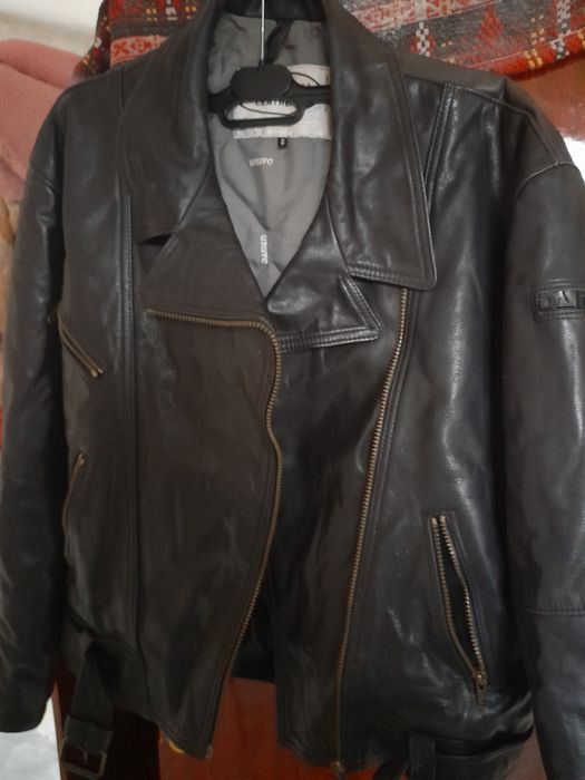 Куртка шкіряна зимова чоловіча