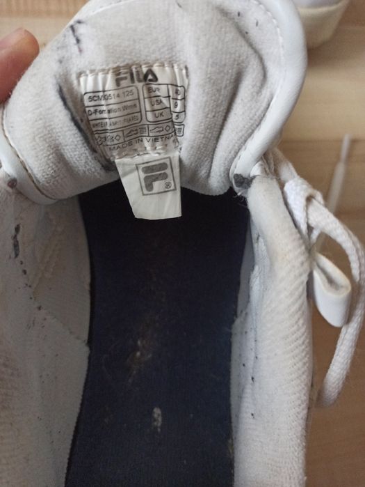 Sneakersy Fila 39 białe damskie buty modne adidasy