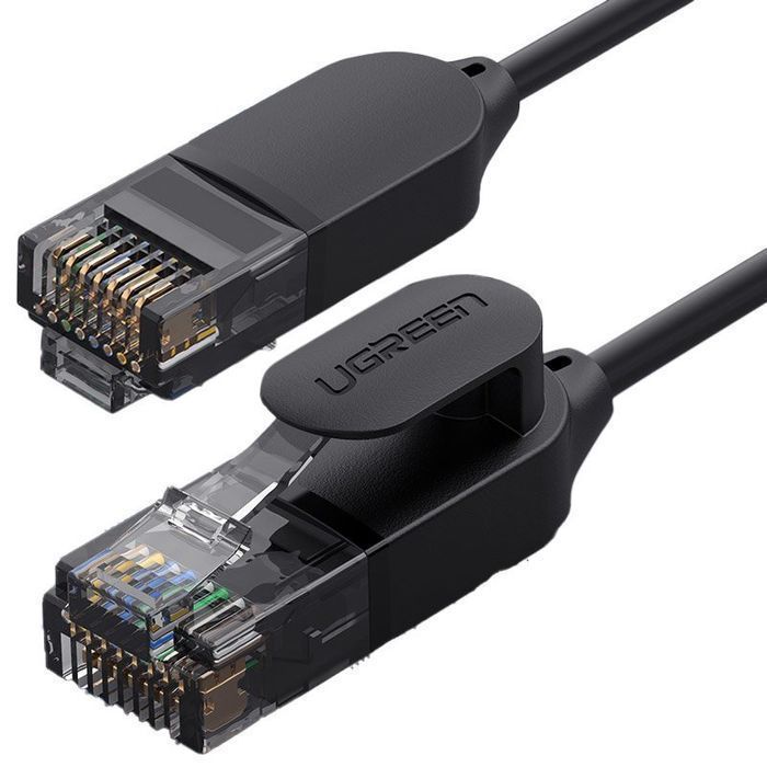 Kabel Ethernet RJ45 Cat6A UTP 3m, Profesjonalny Patchcord Schwarz