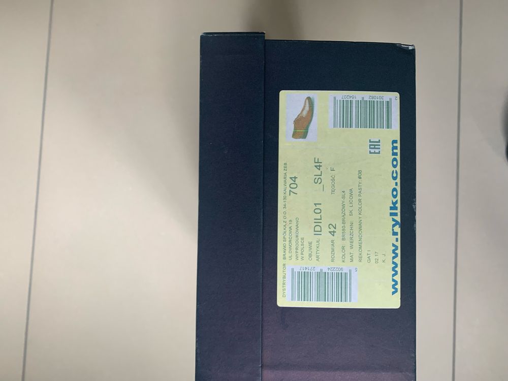 Buty męskie z naturalnej skóry roz. 42