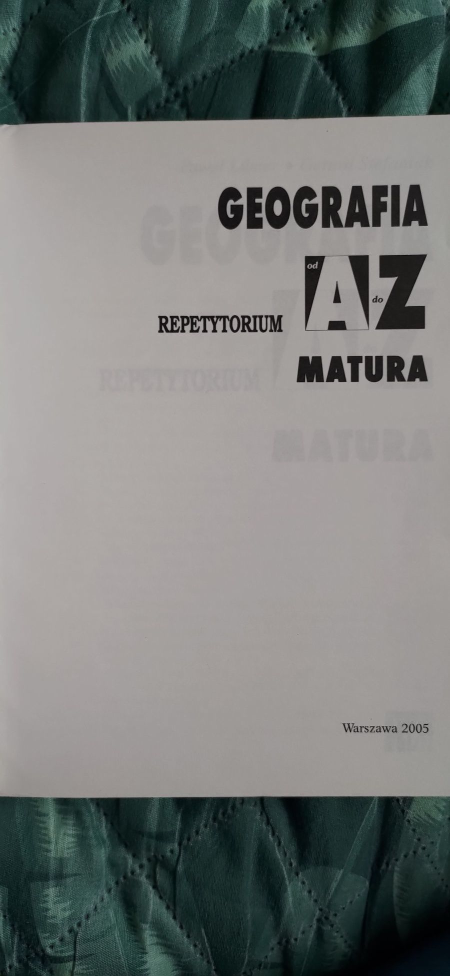 Repetytorium maturalne - geografia