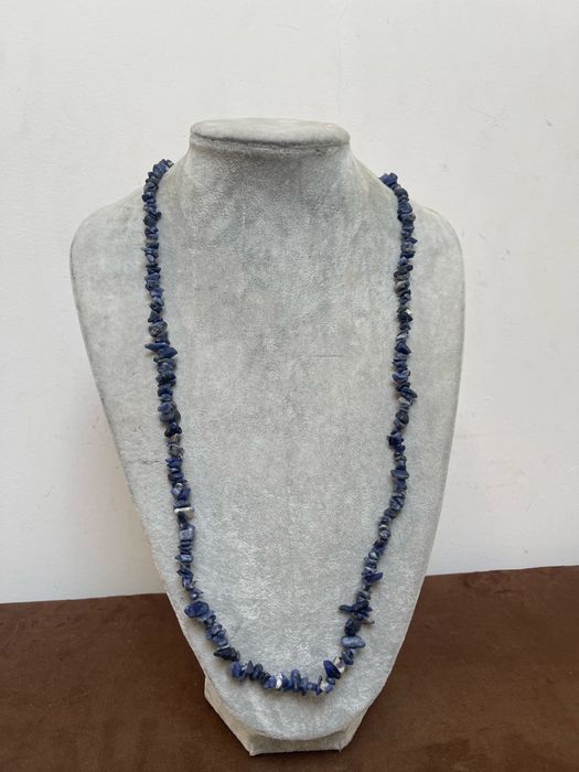 Długi Naszyjnik z Kamieni z Prl