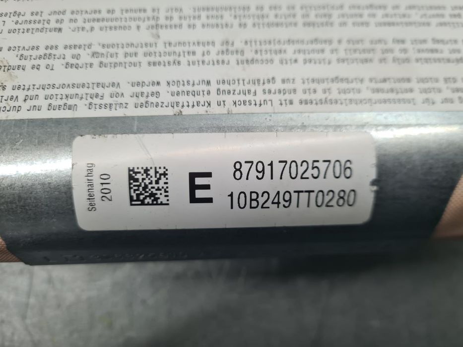 Airbag banco esquerdo BMW 5 (F10)