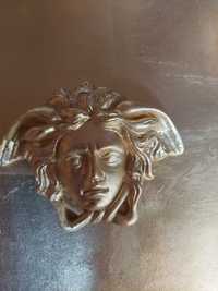 Versace pozłocona Gorgona szlagmetalem 14x10,5cm