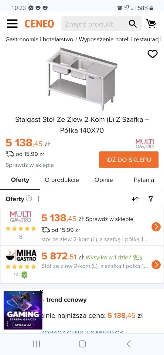 Zlew dwu komorowy