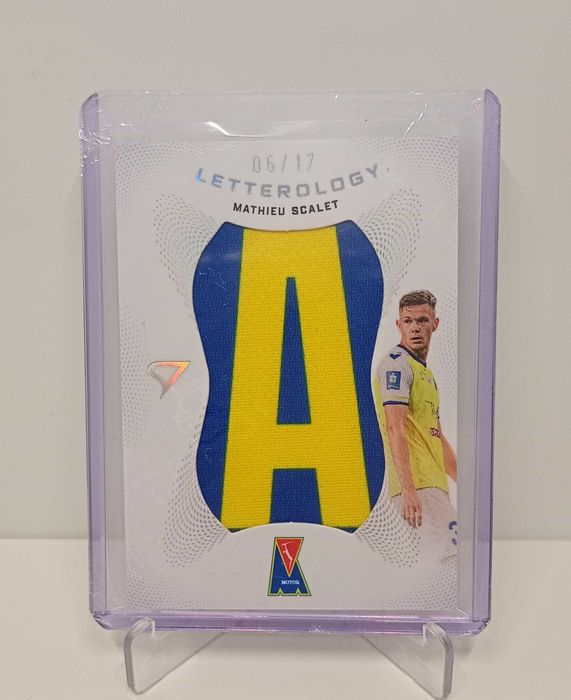 Zestaw kart Letterology "S*C*A*L*E*T" Mathieu Scalet Ekstraklasa 2024
