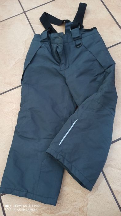 Spodnie narciarskie, ocieplane na śnieg 98-104