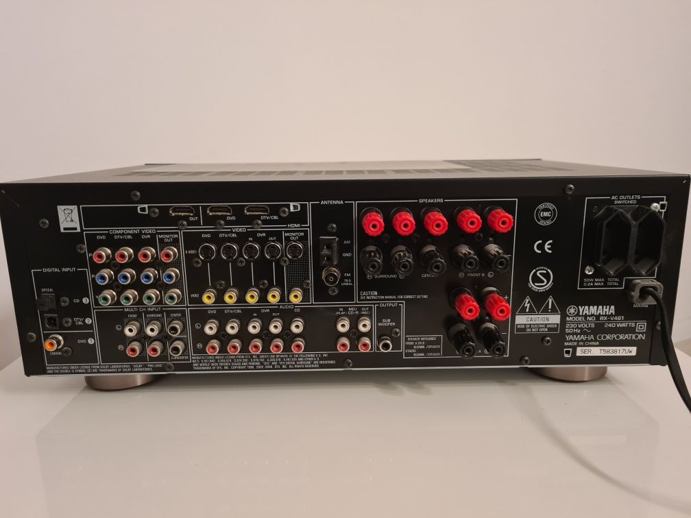 Amplituner Yamaha RXV461 kino domowe 5.1