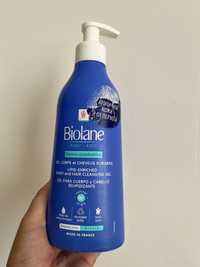 Biolane Гель для тіла і волосся 2 в 1 для атопічної шкіри