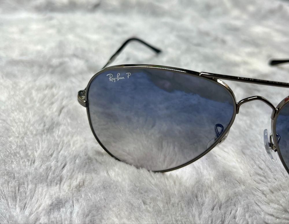 Nowe okulary Ray-Ban RB 3825 z fakturą - oryginał, nieużywane