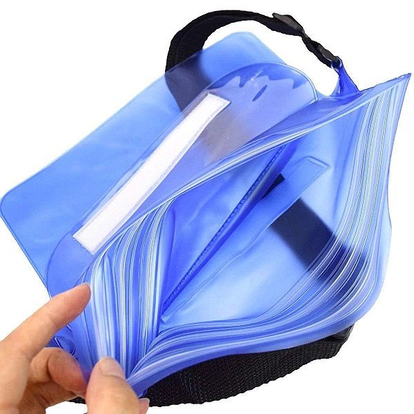 Wodoodporna saszetka / nerka Pvc - różowa