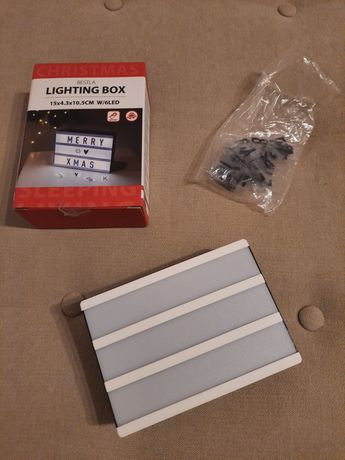 Mini tablica led na literki lightbox