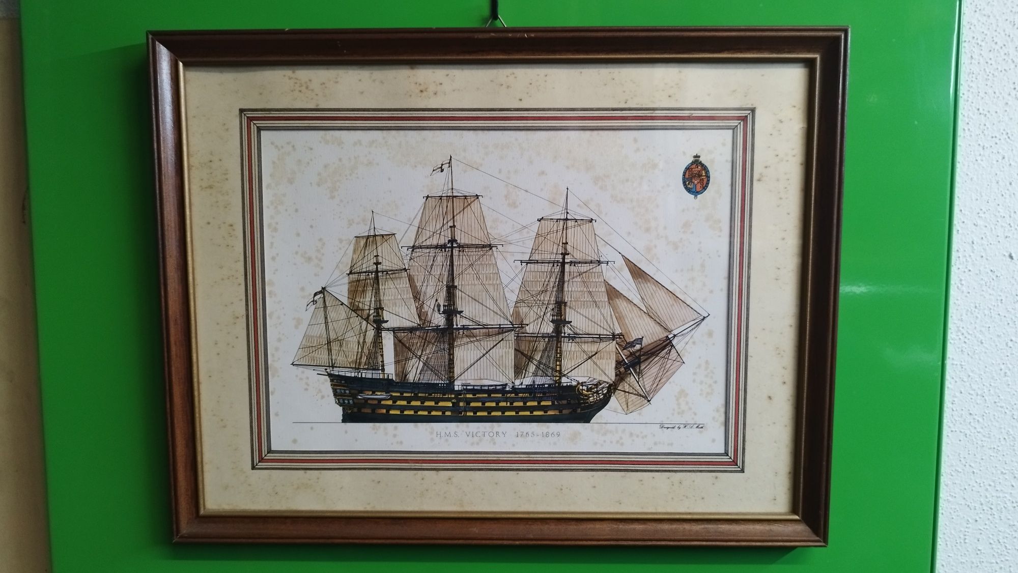 Quadros decorativos com imagens de barcos antigos