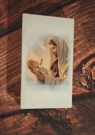 Obrazek pudełko kartka z okazji chrztu