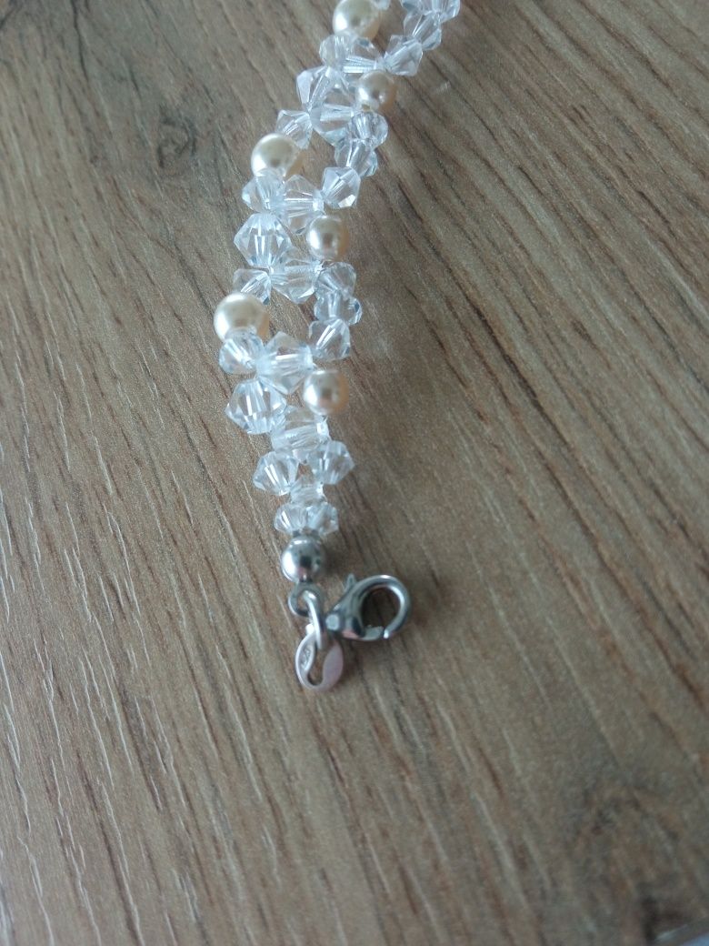 Biżuteria ślubna srebro Swarovski