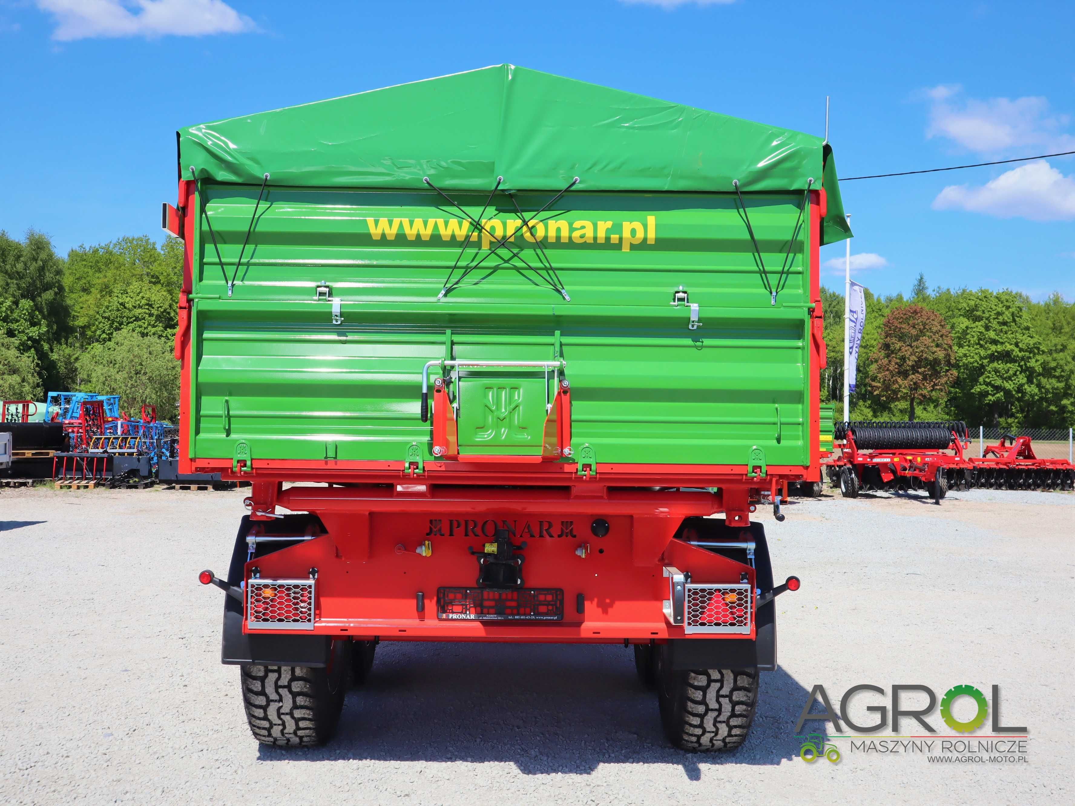 Przyczepa 10t tandem PT510 Pronar od ręki 12 ton rolnicza