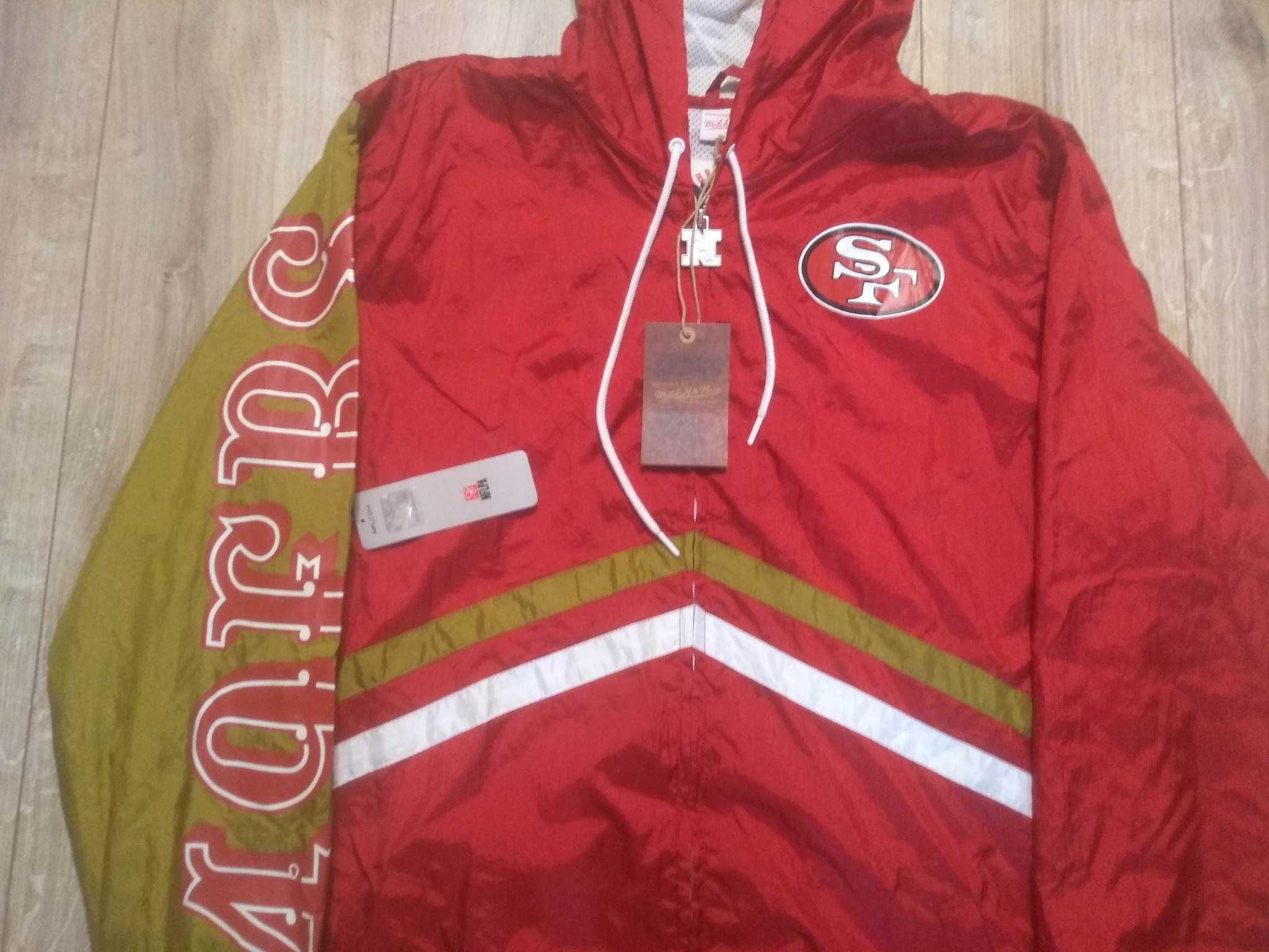 Mitchell & Ness San Francisco 49ers Full Zip NFL Windbreaker LNowa