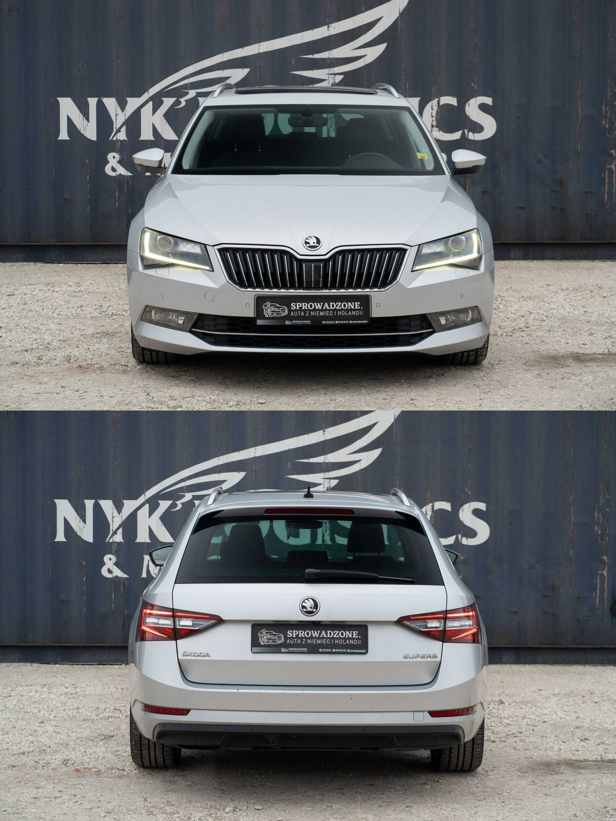 SKODA SUPERB 1.6TDI 120KM DSG * CANTON * panorama * keyless * hak