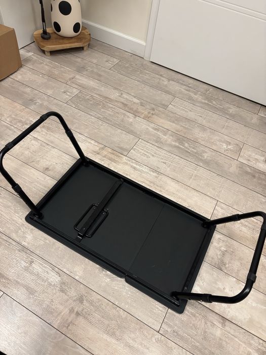 Stolik podstawka pod laptopa regulowany czarny rozkładany