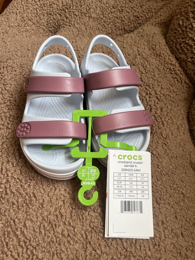 Crocs Босоніжки c11, 28-29р. Crocband Cruiser Sandal Kids
