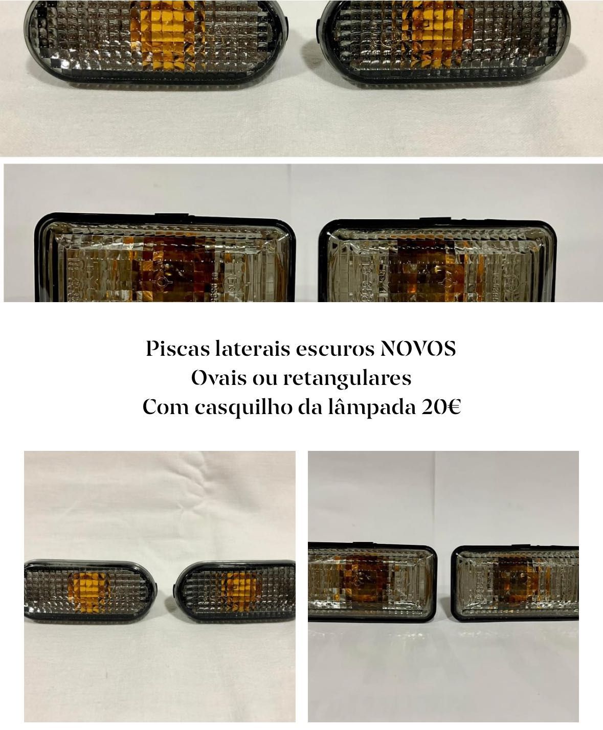 Peças NOVAS Golf 3 (Faróis frontais nevoeiro piscas escuros refletores