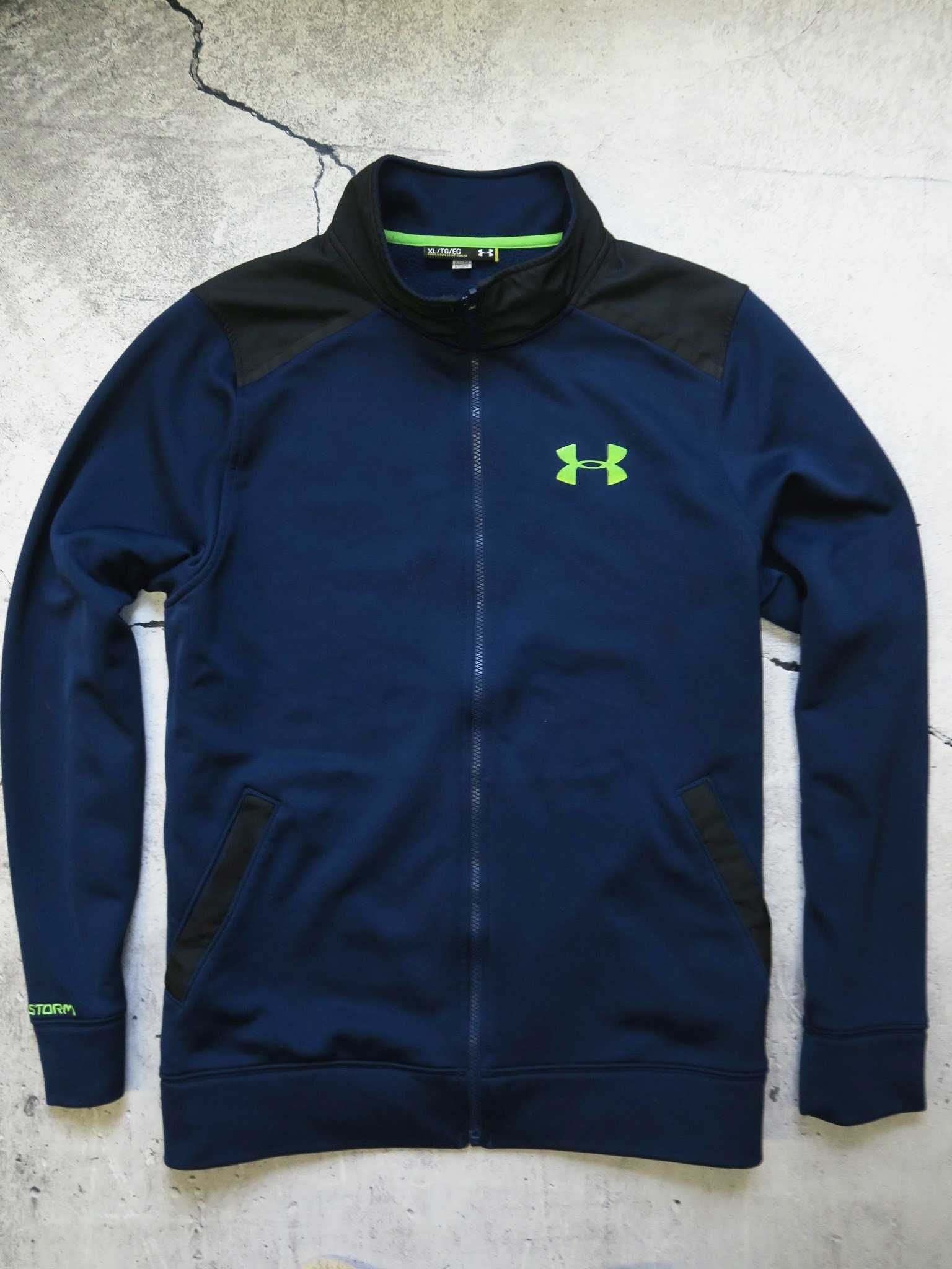 Under Armour bluza na zamek ocieplana polarem XL
