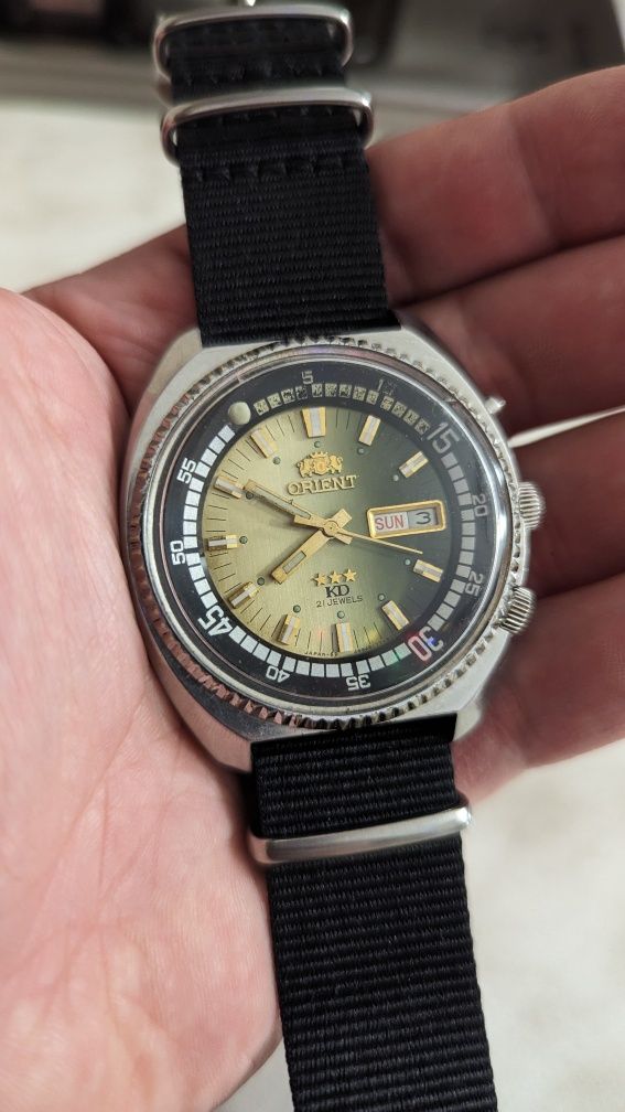 Часы редкие Orient KD King Diver automatic, годинник ориент 200 м