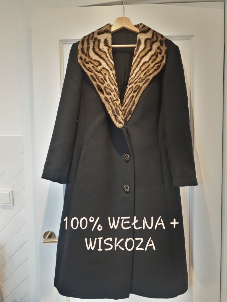 Płaszcz 100% wełna