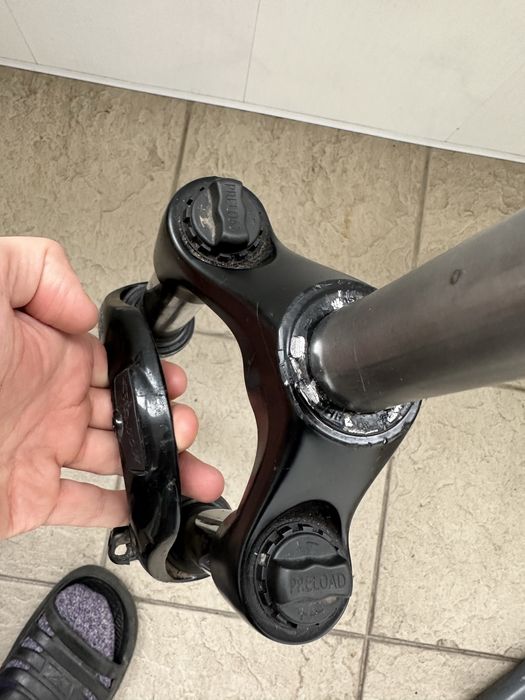 Вилка велосипедная 26, ход 80мм