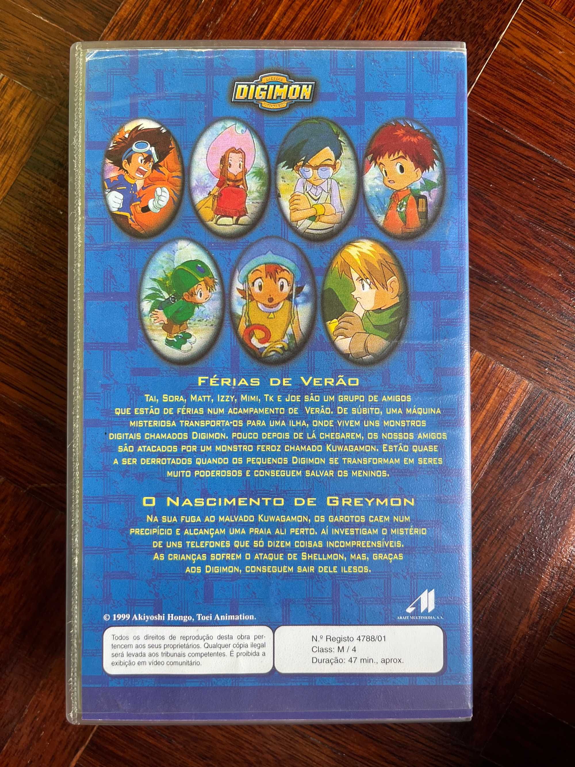 VHS Digimon (1999-00, Hosoda) DUB PT-PT