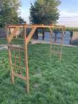 Pergola drewniana ogrodowa