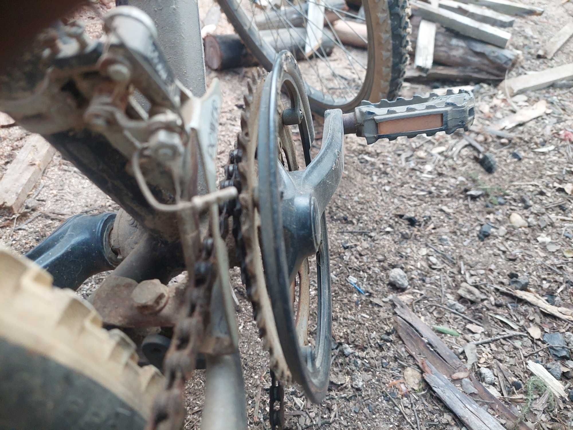 bicicleta usada, falta alavanca de freio esquerdo