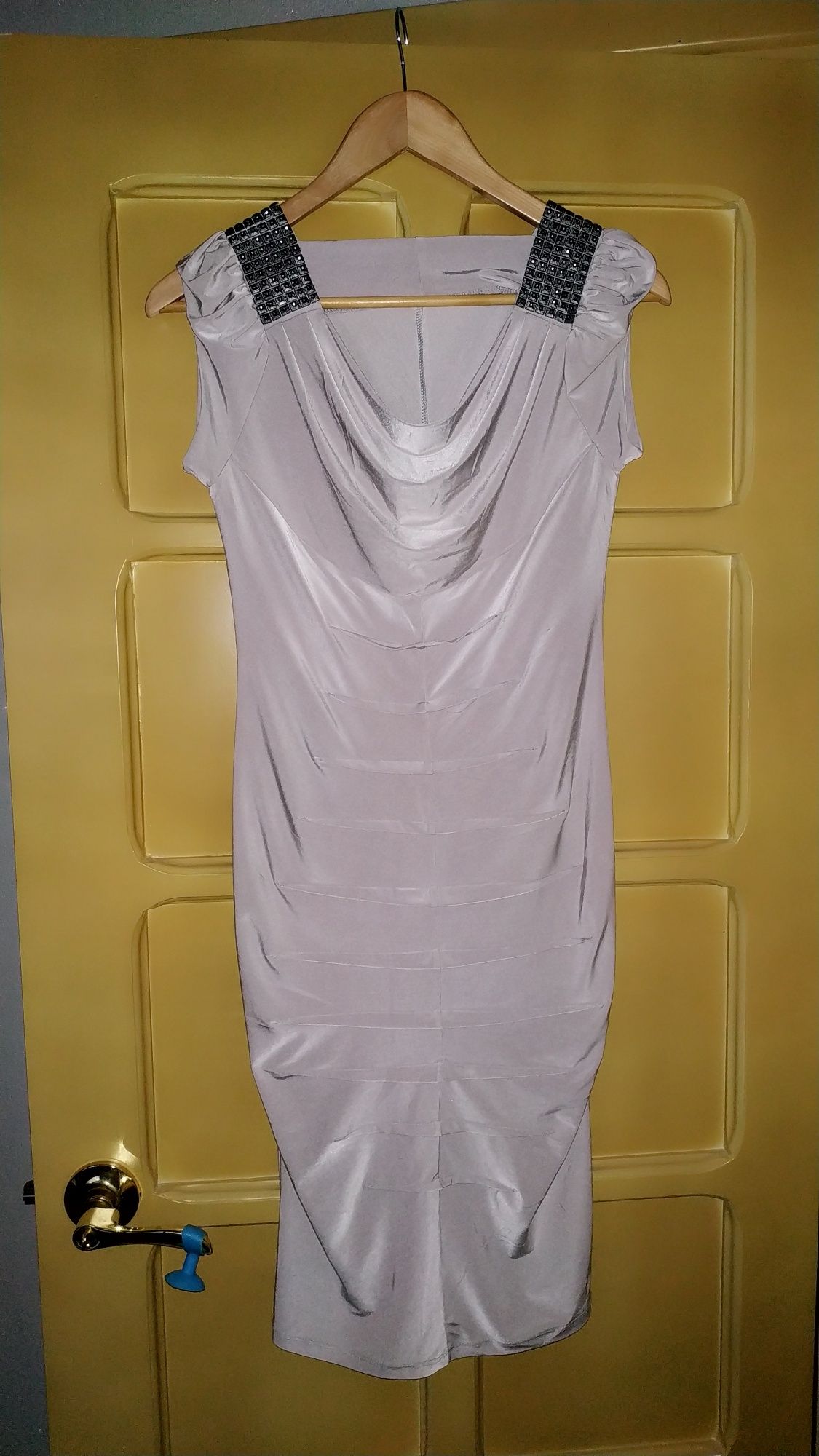 Сукня з болеро срібного кольору розмір М 42-44-46