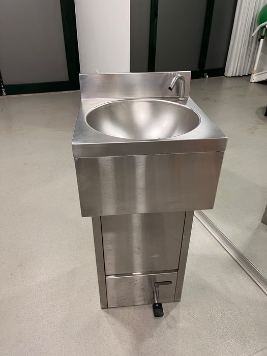 Pio em inox com pedal