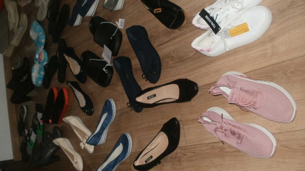 buty damskie, duży zestaw - nowe i używane