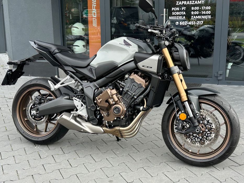 Honda CB 650 R E Clutch FV23% 11/2024 tylko 464km, IDEAŁ , Polski SALON Dostawa