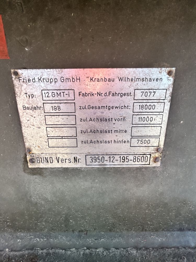 Dzwig Krupp 12GMT-i