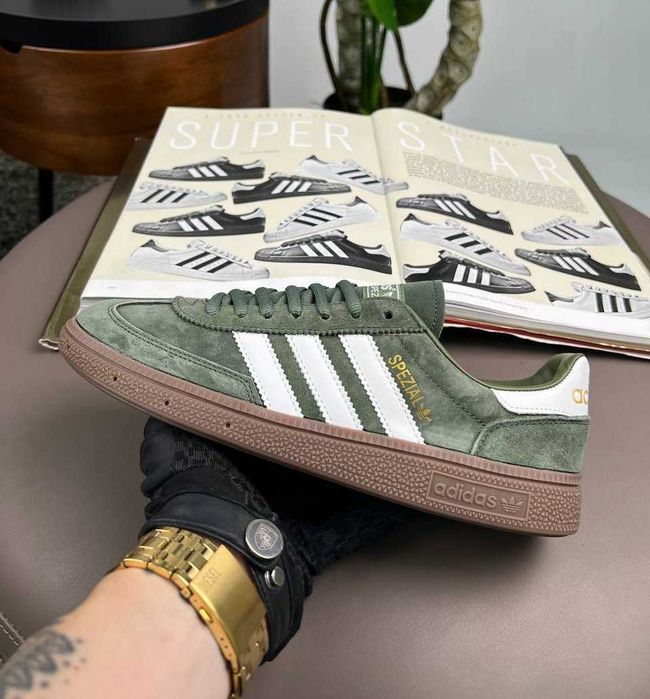 !ТОП! Adidas Spezial Green White 40 41 42 43 44 45 адідас спеціал