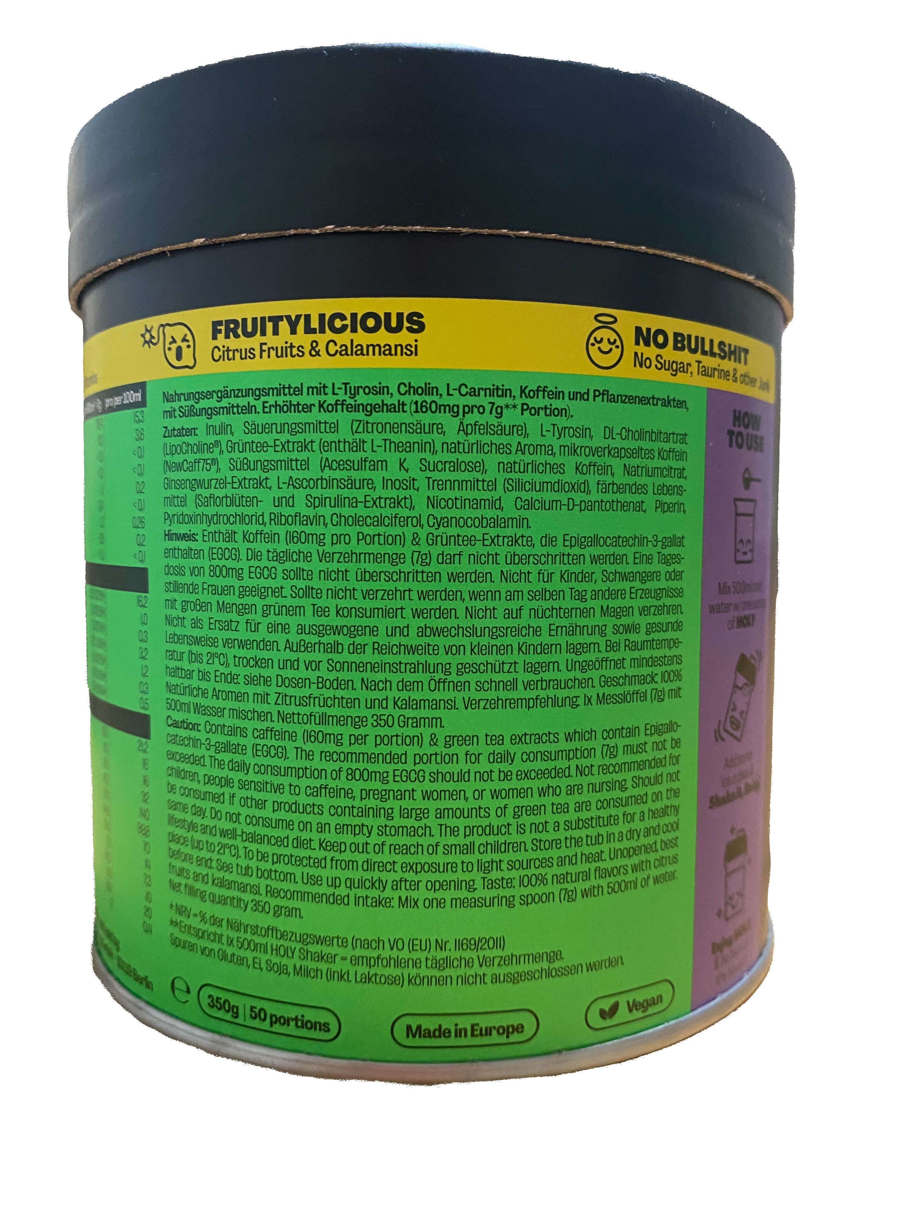 HOLY Energy Gaming Booster "Citrus Cobra"