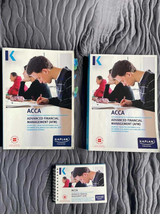 ACCA - Kaplan - komplety książek do F5 / AFM / APM
