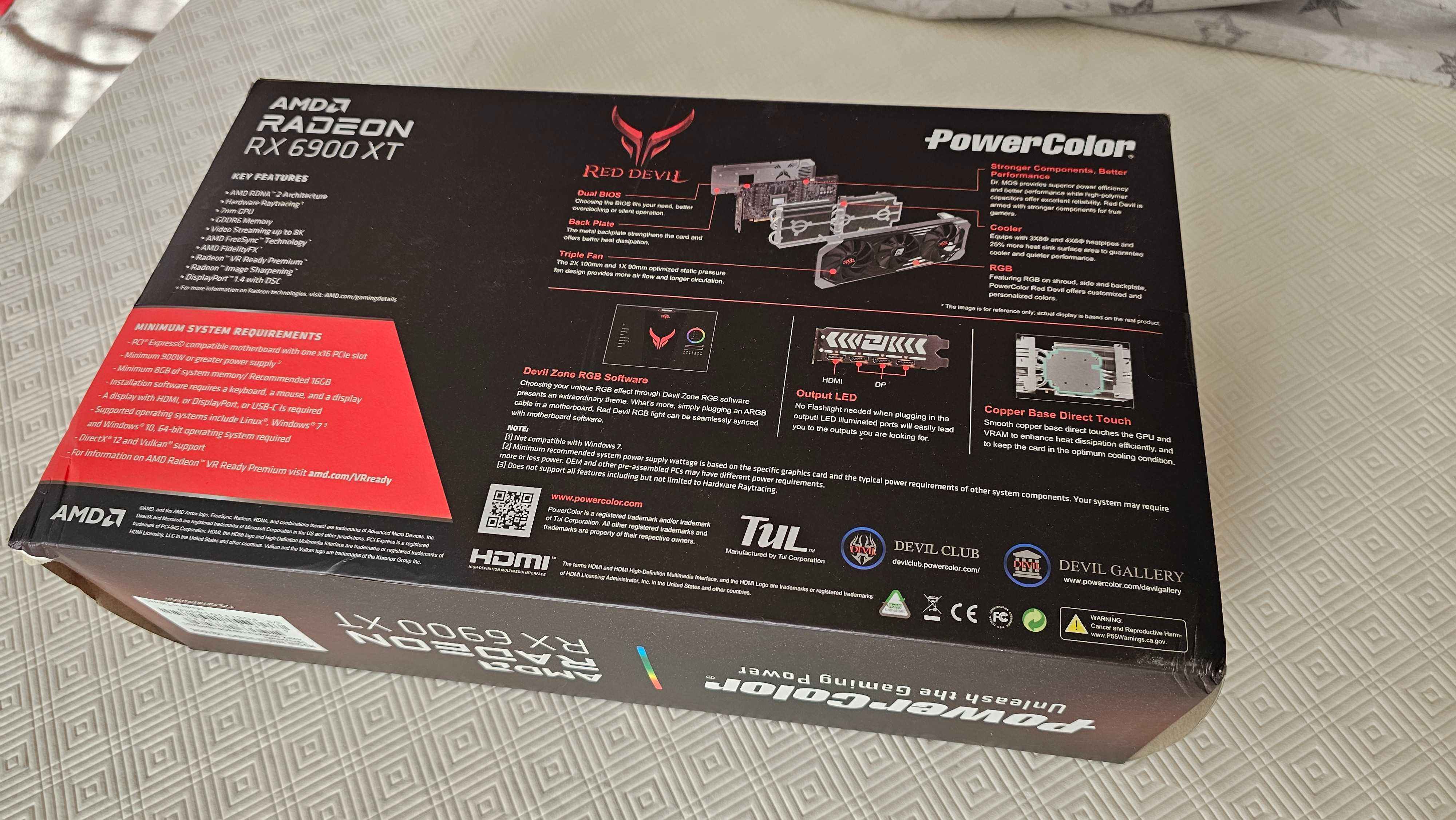 RADEON RX 6900 XT 16 GB POWER COLOR Ultimate Red Devil