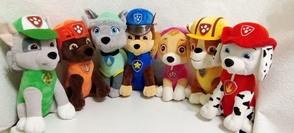Скай,Трекер,Маршал,Рокки,Гонщик,Эверест,Крепыш,Зума Щенячий патруль