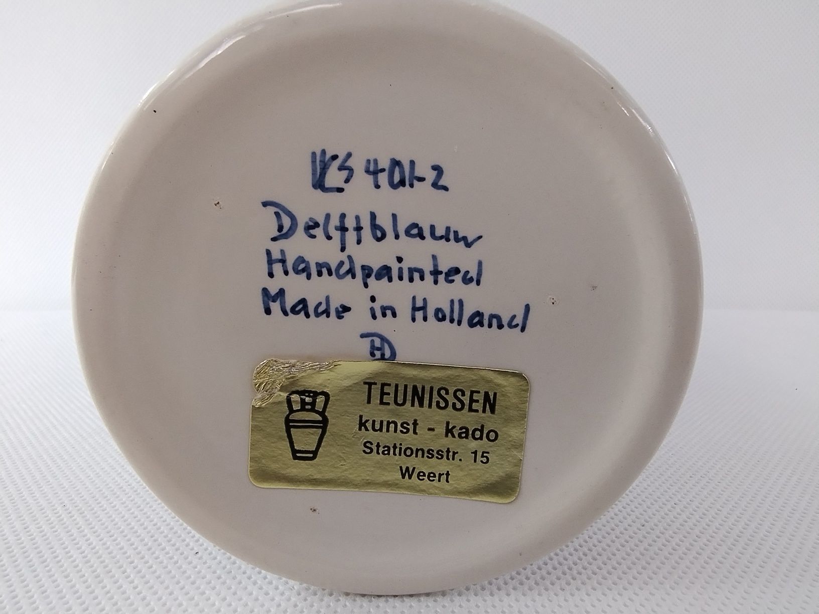 Wazon ceramiczny. Delft.