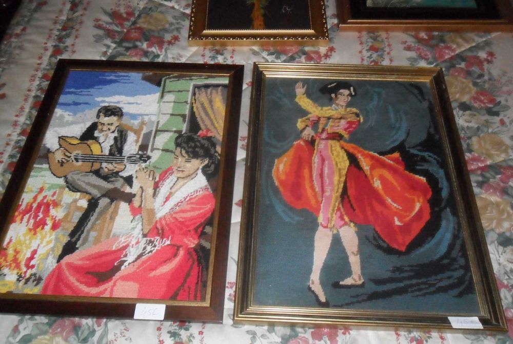 Quadros em ponto cruz