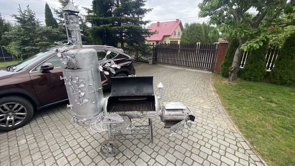 Wedzarnia, grill lokomotywa