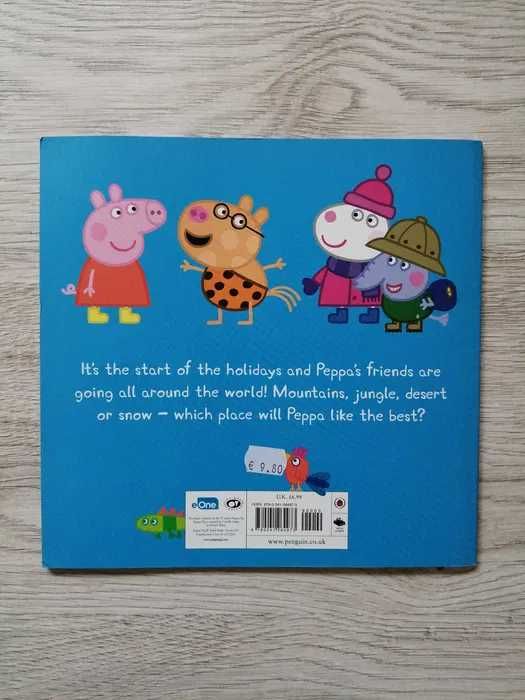 Peppa Goes Around the World książka w języku angielskim